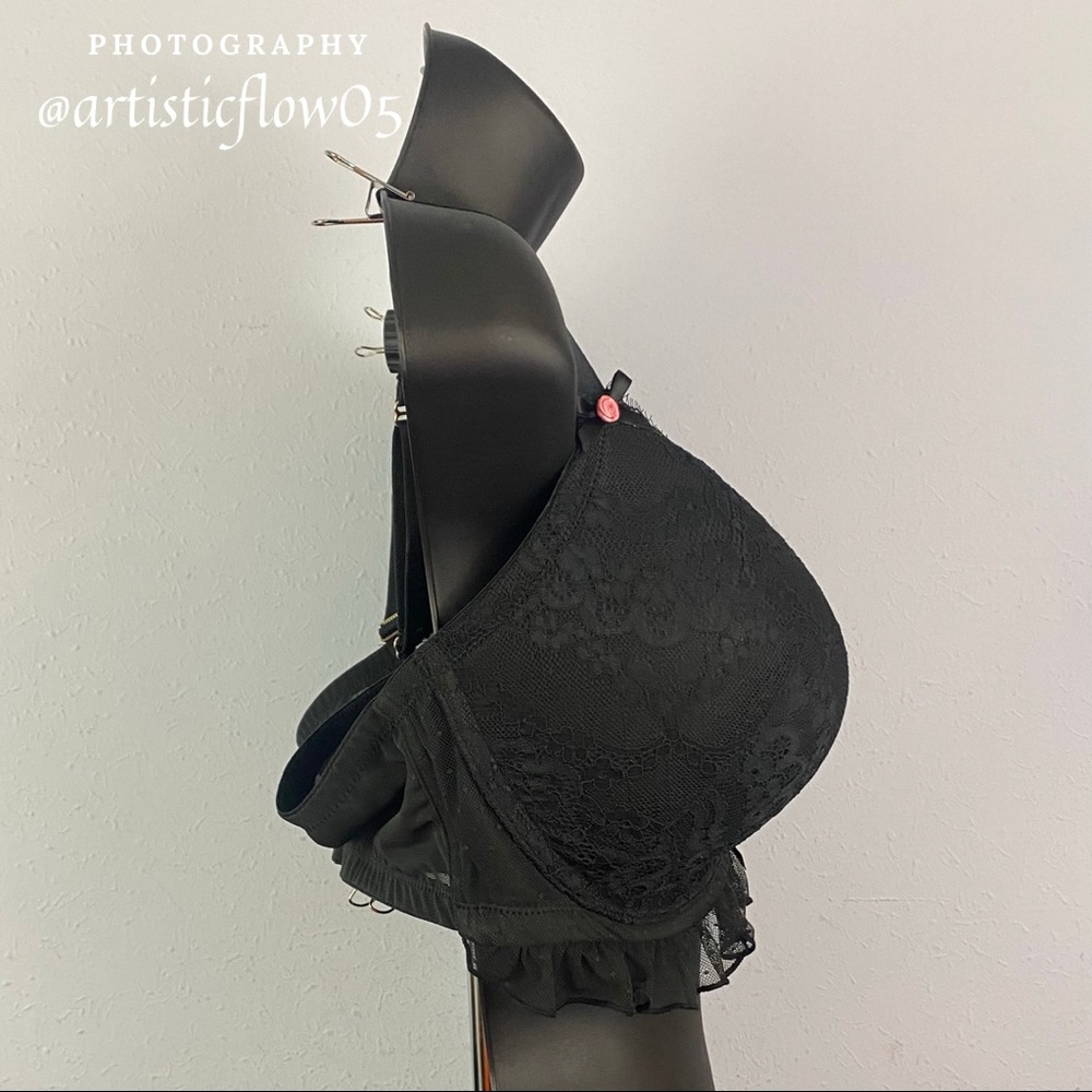 NEW! Cacique Ruffle Lace Boost Balconette Bra 44D - Picture 6 of 10